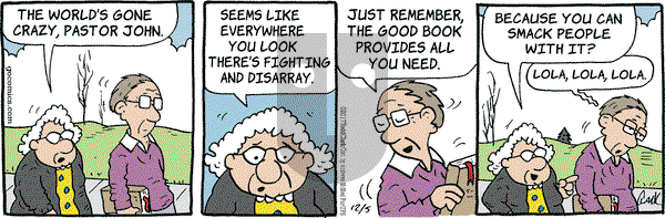 Lola on Tuesday December 5, 2017 Comic Strip
