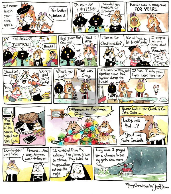 Breaking Cat News on Sunday December 25, 2016 Comic Strip
