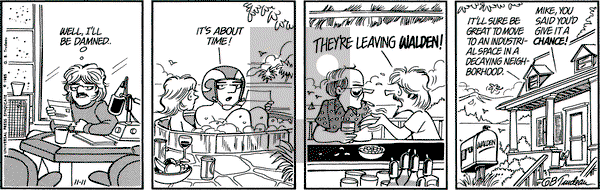 Doonesbury - Monday November 11, 1985 Comic Strip