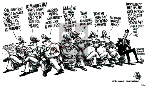 Pat Oliphant on Thursday May 24, 1984 Comic Strip