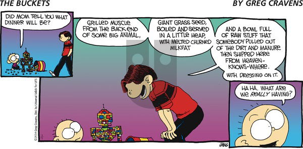 The Buckets on Sunday January 5, 2014 Comic Strip