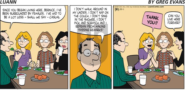 Luann - Sunday October 11, 2020 Comic Strip
