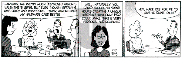 Luann on Saturday February 24, 1996 Comic Strip