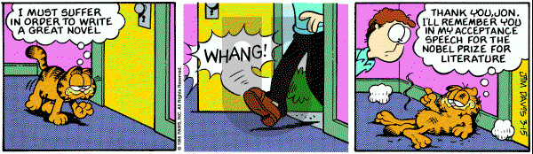 Garfield on Saturday March 15, 1986 Comic Strip