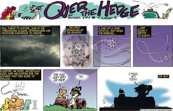Over the Hedge on Sunday November 17, 2019 Comic Strip