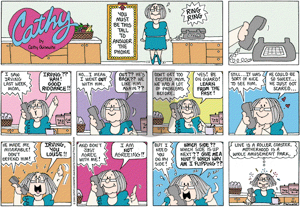 Cathy Classics - Sunday October 2, 2011 Comic Strip