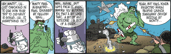 Monty on Monday February 23, 2015 Comic Strip