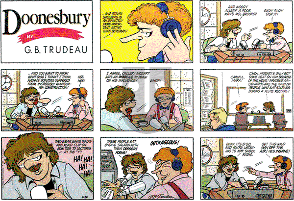 Doonesbury on Sunday June 28, 1987 Comic Strip