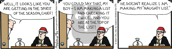 The Born Loser on Thursday December 14, 2023 Comic Strip