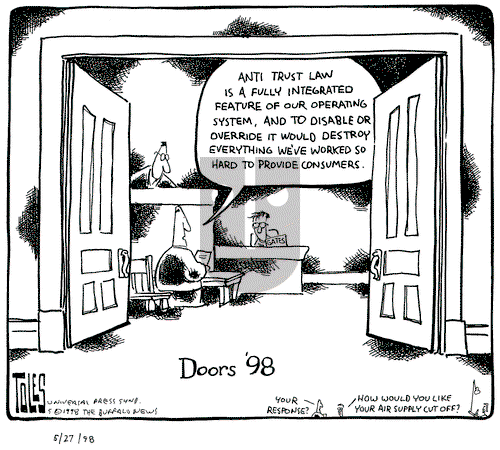 Tom Toles on Wednesday May 27, 1998 Comic Strip