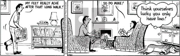 Fred Basset on Friday July 13, 2007 Comic Strip