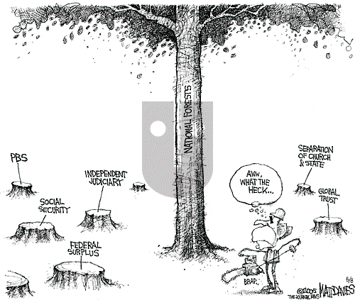 Matt Davies on Friday May 6, 2005 Comic Strip