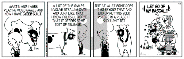 Cow and Boy Classics on Monday October 8, 2007 Comic Strip