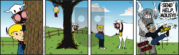 Cow and Boy Classics on Saturday December 6, 2008 Comic Strip