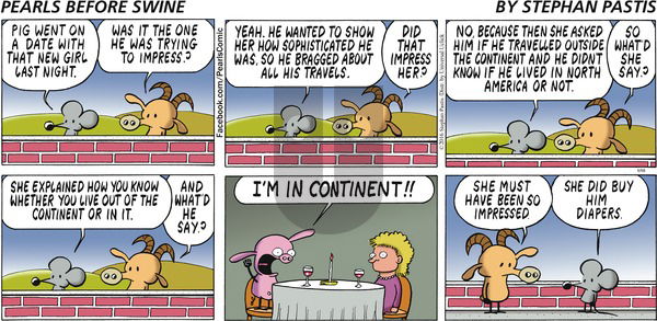 Pearls Before Swine on Sunday January 10, 2016 Comic Strip