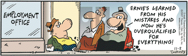 Frank and Ernest on Tuesday November 6, 2007 Comic Strip