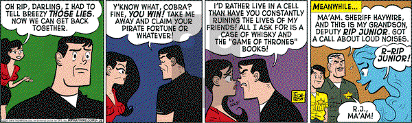 Rip Haywire on Friday July 19, 2013 Comic Strip