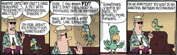 Monty on Wednesday March 18, 2015 Comic Strip