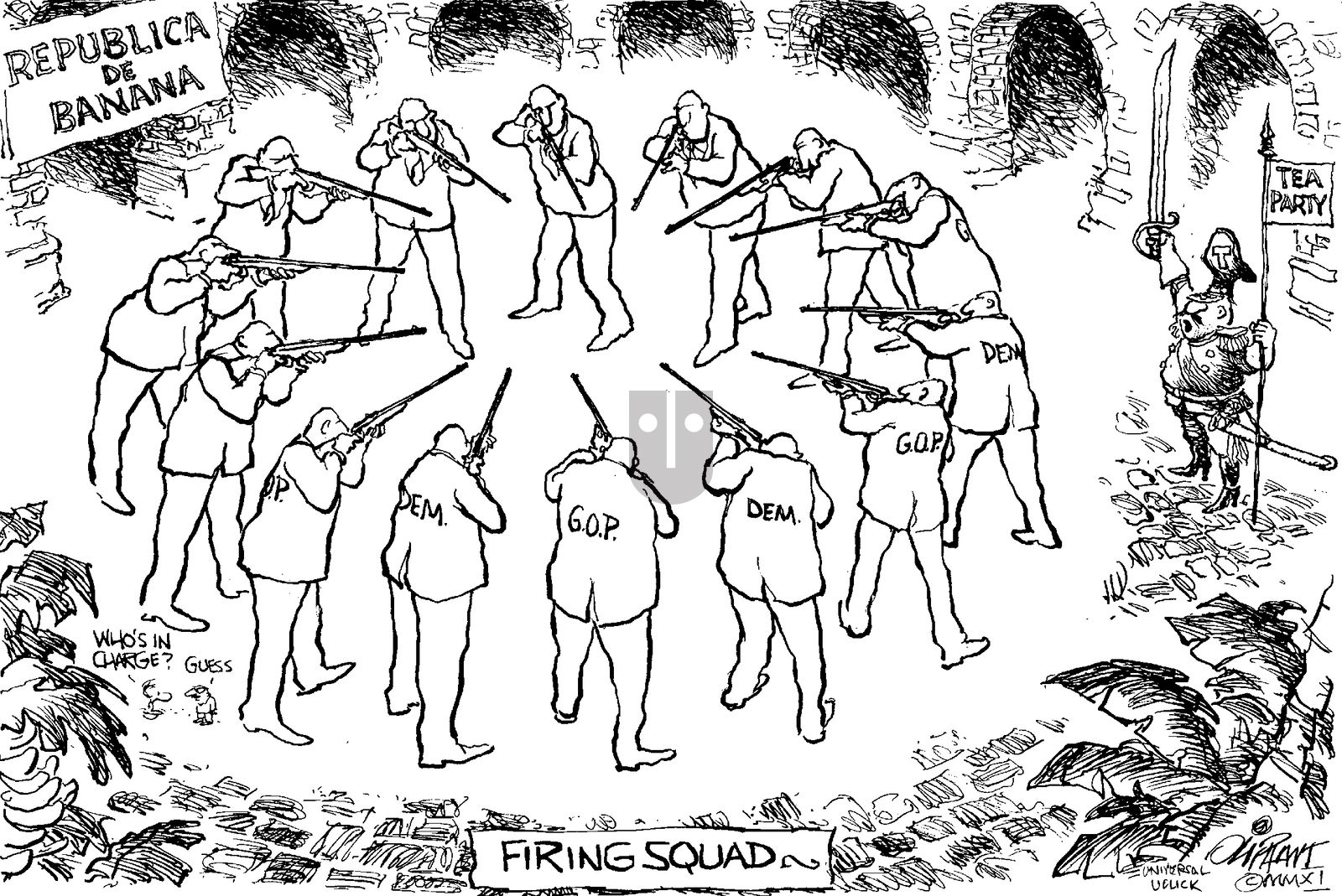 Pat Oliphant - Tuesday August 2, 2011 Comic Strip