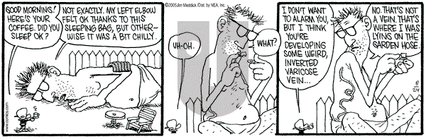 Monty on Wednesday August 24, 2005 Comic Strip