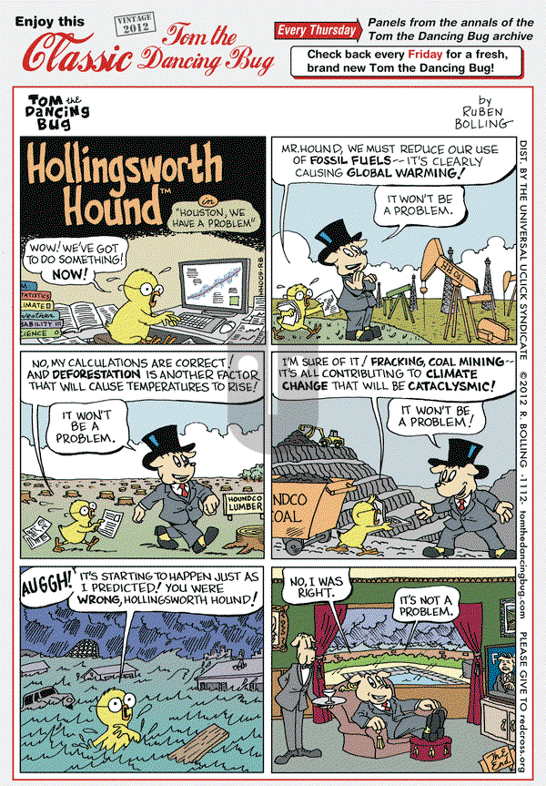 Tom the Dancing Bug on Thursday January 24, 2019 Comic Strip