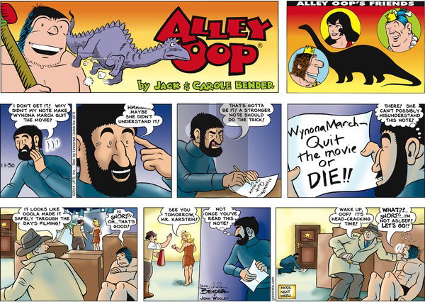 Alley Oop on Sunday November 30, 2014 Comic Strip
