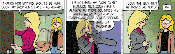 Luann on Saturday January 9, 2016 Comic Strip