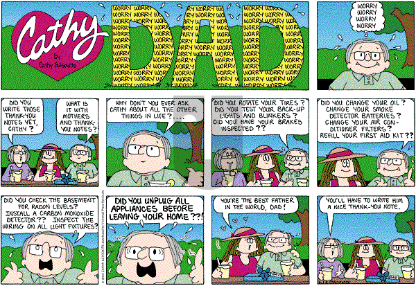 Cathy Classics - Sunday June 19, 2011 Comic Strip