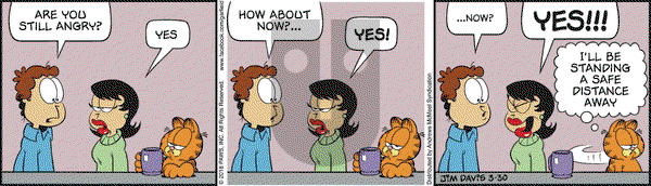Garfield on Friday March 30, 2018 Comic Strip