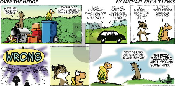 Over the Hedge on Sunday April 30, 2017 Comic Strip