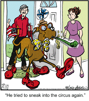 Marmaduke on Friday April 15, 2016 Comic Strip