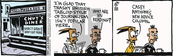 La Cucaracha on Friday July 29, 2011 Comic Strip
