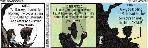 La Cucaracha on Wednesday August 31, 2011 Comic Strip