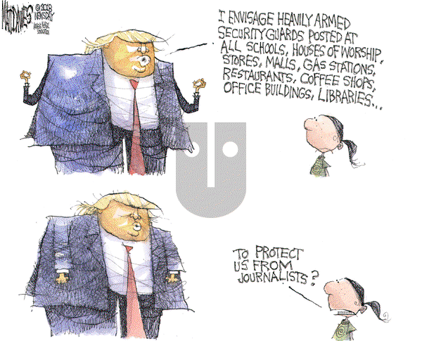 Matt Davies on Tuesday October 30, 2018 Comic Strip