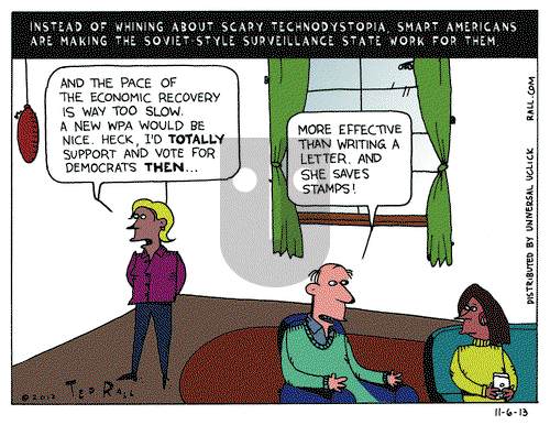 Ted Rall on Wednesday November 6, 2013 Comic Strip