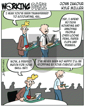 Working Daze on Tuesday April 12, 2005 Comic Strip
