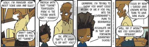 The Boondocks on Thursday August 31, 2006 Comic Strip