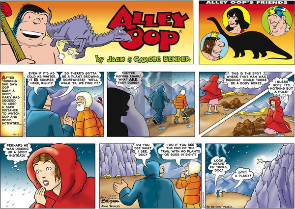 Alley Oop on Sunday October 14, 2018 Comic Strip