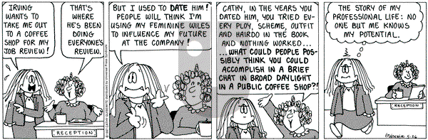Cathy Classics on Sunday June 22, 1997 Comic Strip