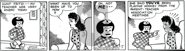 Nancy - Monday January 5, 1948 Comic Strip