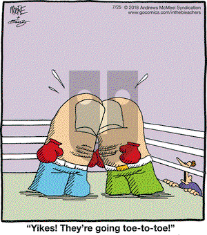 In the Bleachers on Wednesday July 25, 2018 Comic Strip