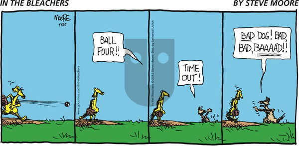 In the Bleachers on Sunday May 20, 2012 Comic Strip