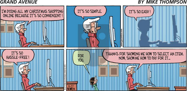 Grand Avenue on Sunday November 27, 2016 Comic Strip