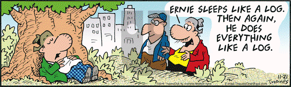Frank and Ernest on Thursday November 21, 2019 Comic Strip