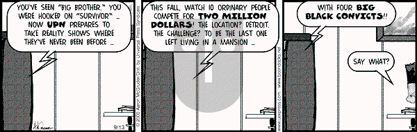The Boondocks on Wednesday April 16, 2008 Comic Strip