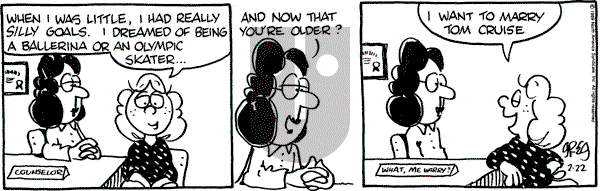 Luann on Wednesday February 22, 1989 Comic Strip