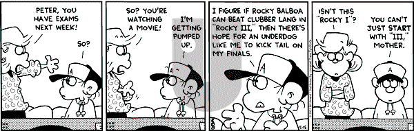 FoxTrot on Tuesday May 15, 2001 Comic Strip