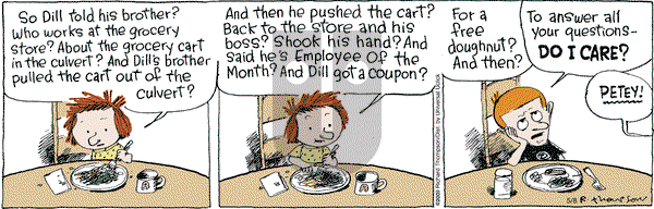 Cul de Sac on Thursday May 8, 2014 Comic Strip