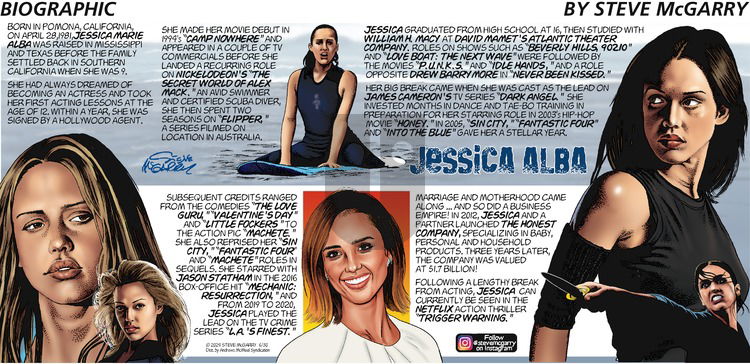 Biographic on Sunday June 30, 2024 Comic Strip