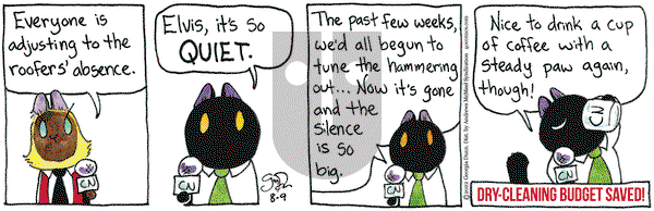Breaking Cat News - Tuesday August 9, 2022 Comic Strip